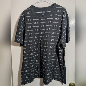 Champion Black Logo T-Shirt